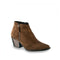 Aneka Suede Ankle Boot Khaki