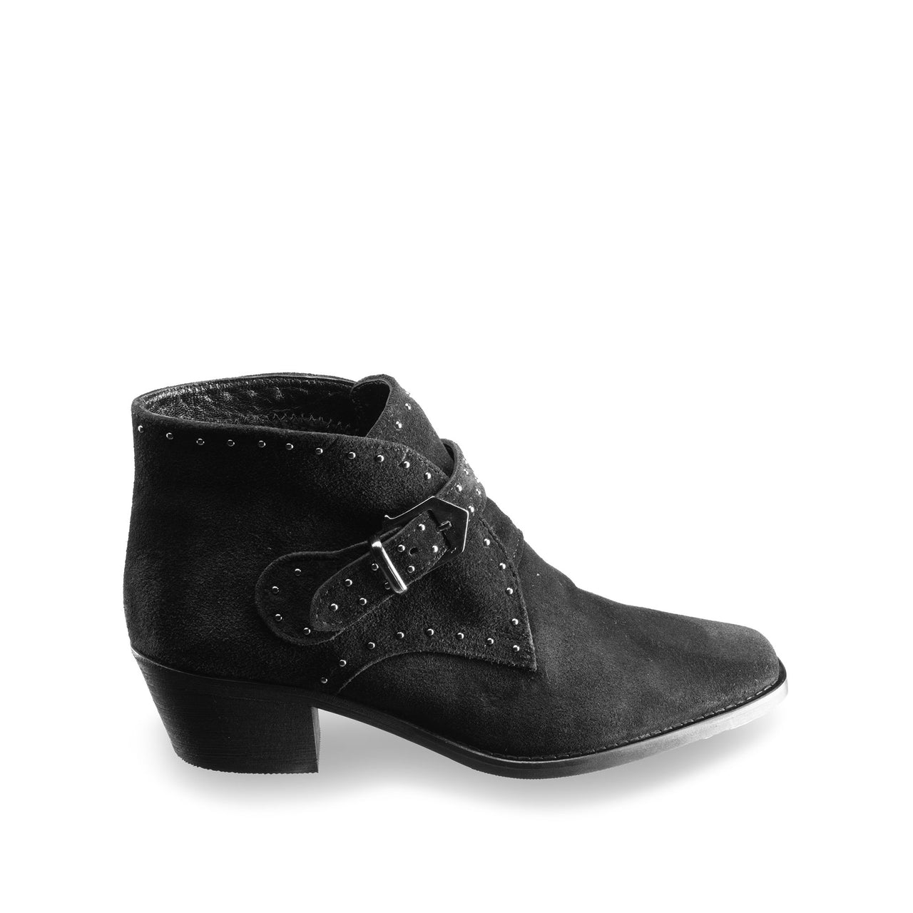 Ayse Suede Boot Black